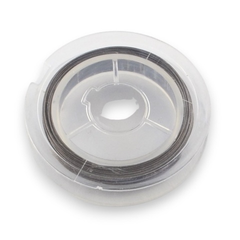 Linka jubilerska stalowa powlekana 0,38 mm szpula 10 m camel