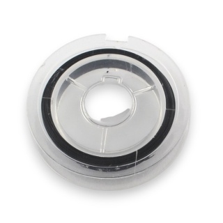 Linka jubilerska stalowa powlekana 0,38 mm szpula 10 m black