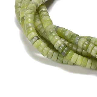 Serpentynit koralik heishi 4x2 mm sznur