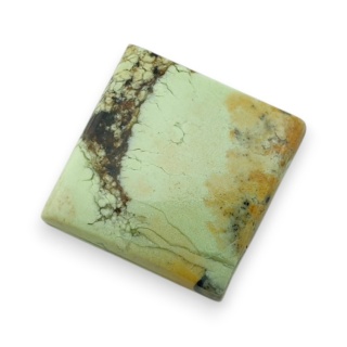 Chryzopraz cytrynowy kaboszon 19x19 mm nr 52