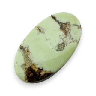 Chryzopraz cytrynowy kaboszon 26x15 mm nr 46