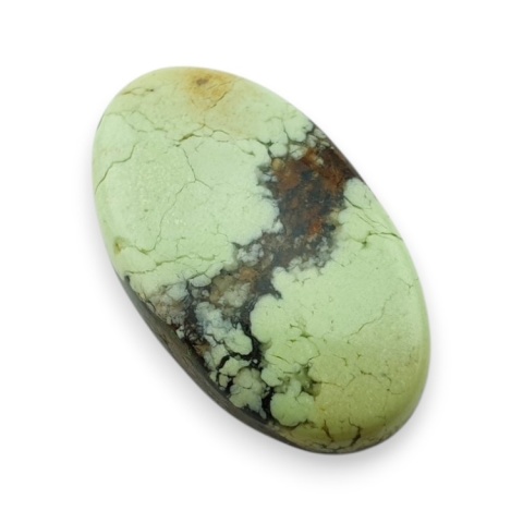 Chryzopraz cytrynowy kaboszon 27x16 mm nr 53