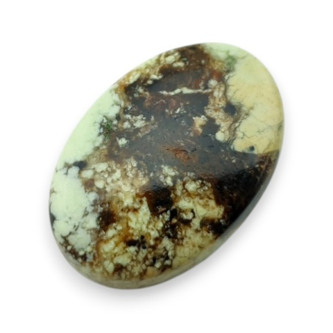 Lemon chrysoprase cabochon 27x18 mm no 20
