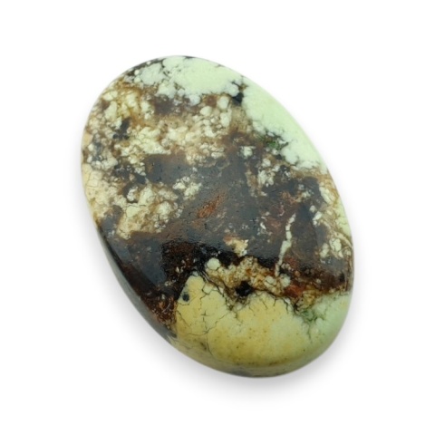 Lemon chrysoprase cabochon 27x18 mm no 20