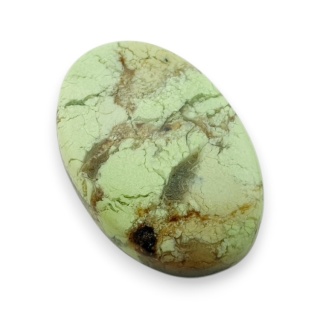 Chryzopraz cytrynowy kaboszon 27x19 mm nr 13