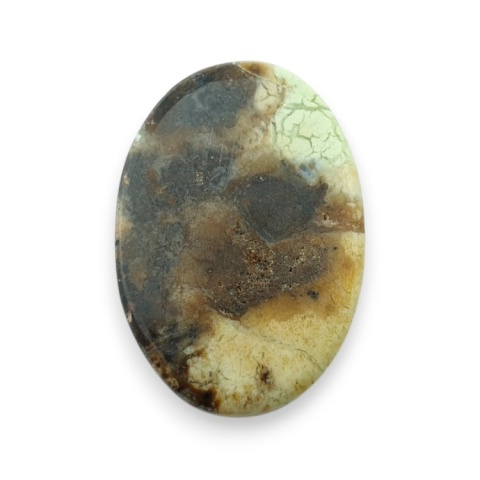 Chryzopraz cytrynowy kaboszon 27x19 mm nr 13