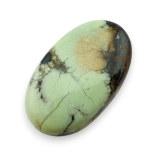 Chryzopraz cytrynowy kaboszon 28x17 mm nr 34