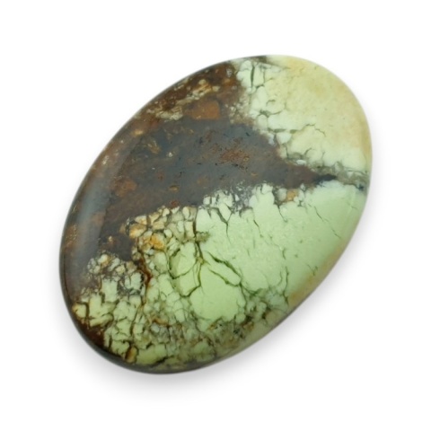 Lemon chrysoprase cabochon 28x19 mm no 39