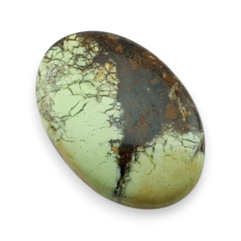 Lemon chrysoprase cabochon 28x19 mm no 39