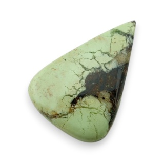 Chryzopraz cytrynowy kaboszon 28x19 mm nr 48