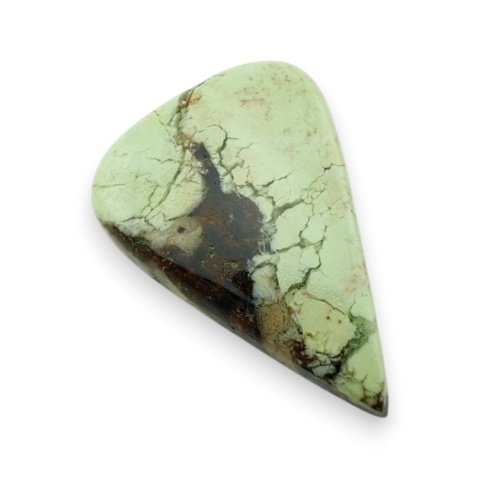 Chryzopraz cytrynowy kaboszon 28x19 mm nr 48