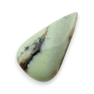 Chryzopraz cytrynowy kaboszon 29x16 mm nr 49