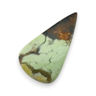 Chryzopraz cytrynowy kaboszon 29x16 mm nr 56