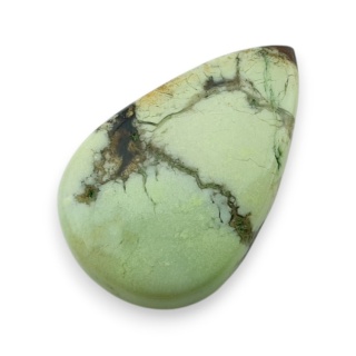 Chryzopraz cytrynowy kaboszon 29x18 mm nr 28