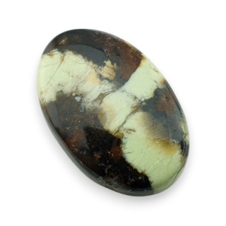 Chryzopraz cytrynowy kaboszon 29x19 mm nr 37