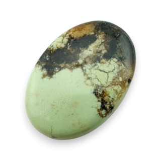 Chryzopraz cytrynowy kaboszon 29x20 mm nr 22