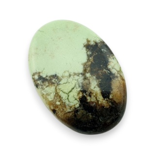 Chryzopraz cytrynowy kaboszon 29x20 mm nr 22