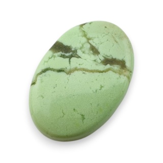 Chryzopraz cytrynowy kaboszon 29x20 mm nr 60