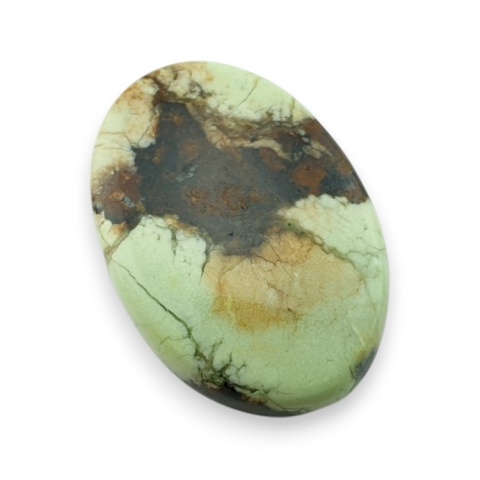 Lemon chrysoprase cabochon 30x21 mm no 24