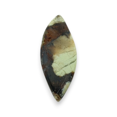 Lemon chrysoprase cabochon 31x13 mm no 50
