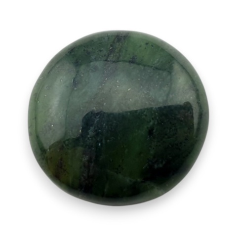 Nephrite cabochon fi 21 mm no 262