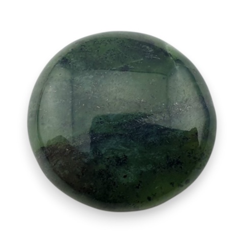 Nephrite cabochon fi 21 mm no 262