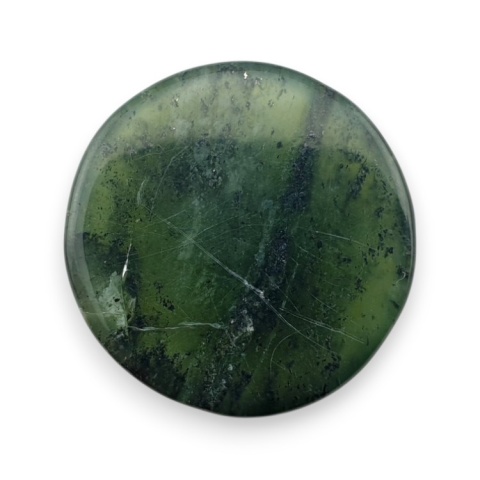 Nephrite cabochon fi 21 mm no 262