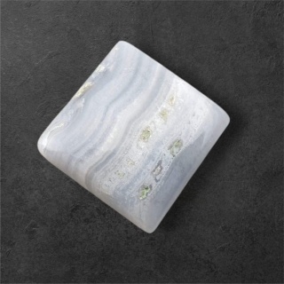 Agat blue lace kaboszon 21x21 mm nr 88