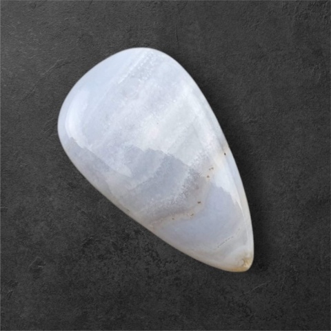 Blue lace agate cabochon 22x13 mm no 136