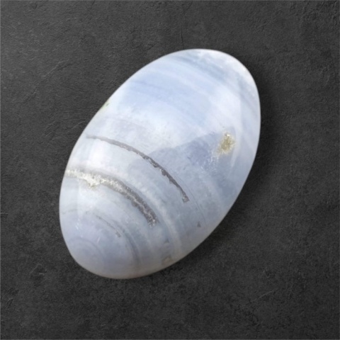 Blue lace agate cabochon 24x15 mm no 137