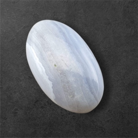 Blue lace agate cabochon 26x16 mm no 78