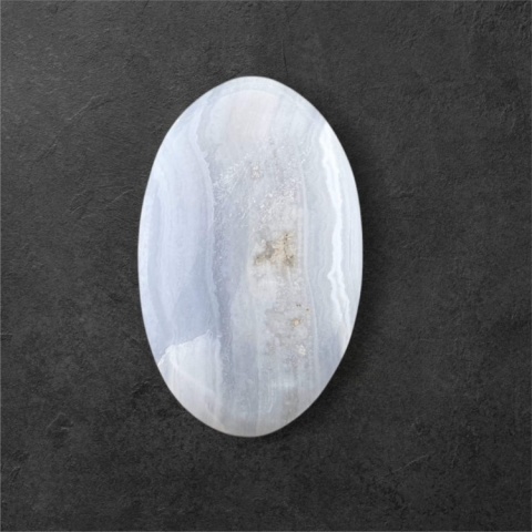 Blue lace agate cabochon 26x16 mm no 78