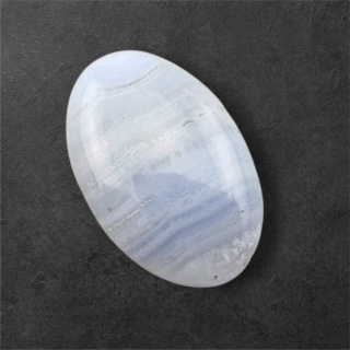 Agat blue lace kaboszon 27x17 mm nr 121