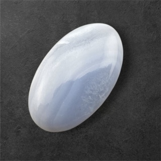 Agat blue lace kaboszon 28x17 mm nr 73