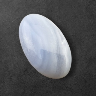 Agat blue lace kaboszon 28x17 mm nr 73