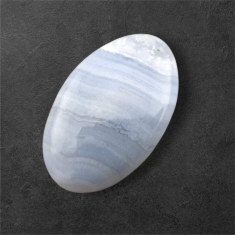 Blue lace agate cabochon 28x17 mm no 95
