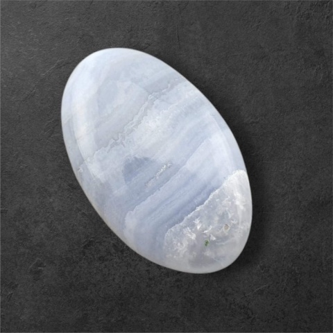 Blue lace agate cabochon 28x17 mm no 95