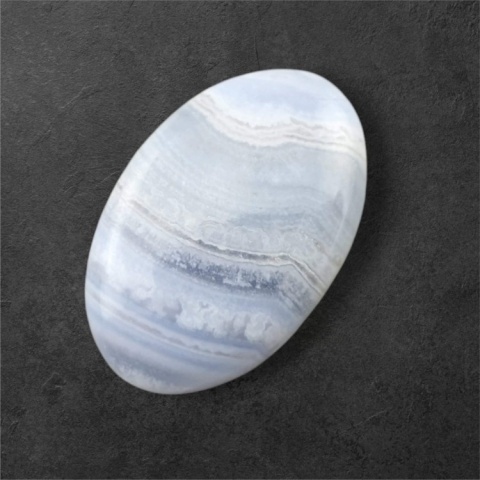 Agat blue lace kaboszon 28x18 mm nr 86