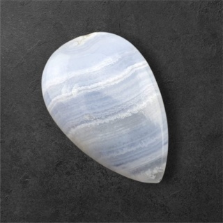 Blue lace agate cabochon 28x19 mm no 114