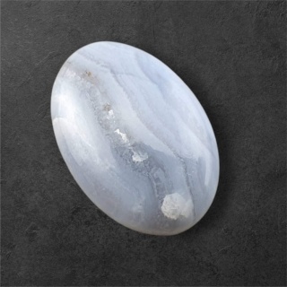 Agat blue lace kaboszon 28x19 mm nr 129