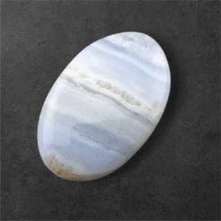 Agat blue lace kaboszon 29x18 mm nr 102