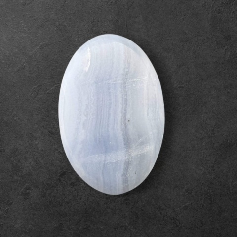 Agat blue lace kaboszon 29x19 mm nr 108