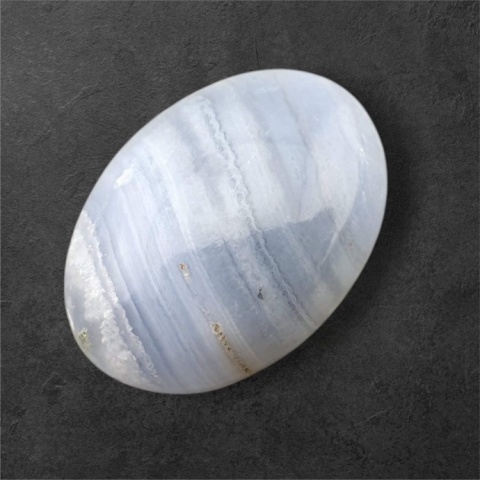 Blue lace agate cabochon 29x21 mm no 124