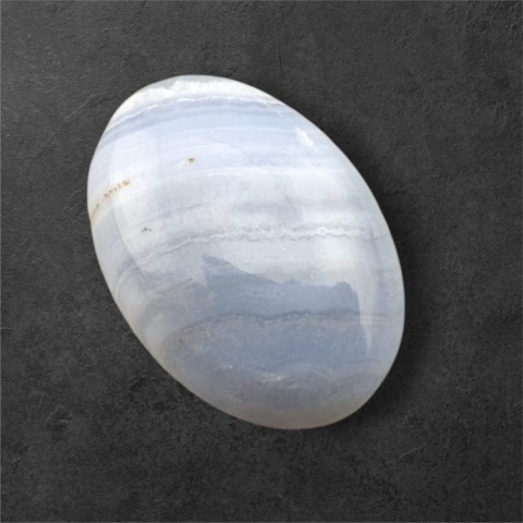 Blue lace agate cabochon 29x21 mm no 124