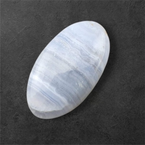 Agat blue lace kaboszon 30x17 mm nr 109