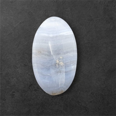 Agat blue lace kaboszon 30x17 mm nr 109