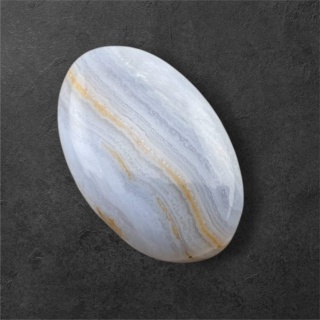Blue lace agate cabochon 31x20 mm no 111