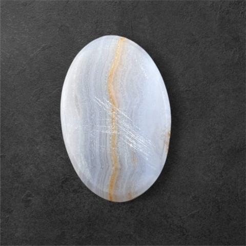 Blue lace agate cabochon 31x20 mm no 111