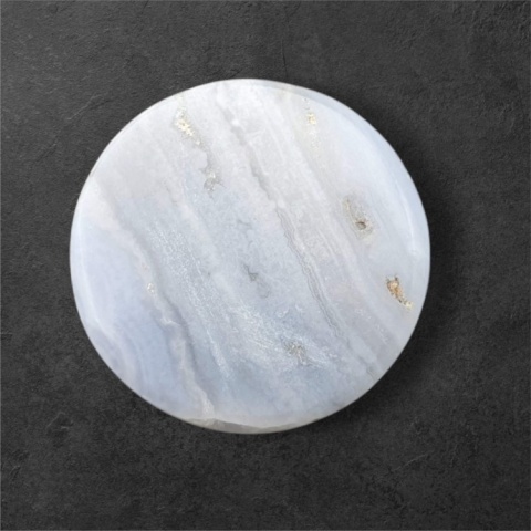 Agat blue lace kaboszon fi 23 mm nr 116
