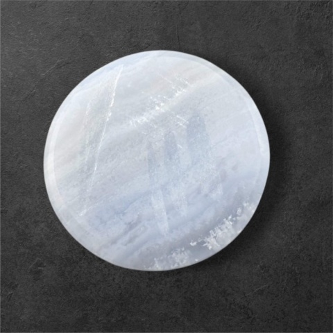 Blue lace agate cabochon fi 24 mm no 127